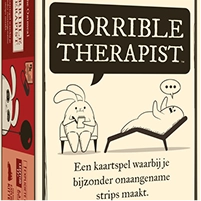 gra karciana Horrible Therapist z absurdalnymi sytuacjami terapeutycznymi