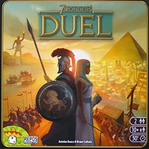 7 Wonders Duel edycja polski gra planszowa dla dwóch graczy z historycznymi miastami